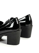 Minimalist Chunky Heeled Penny Loafers